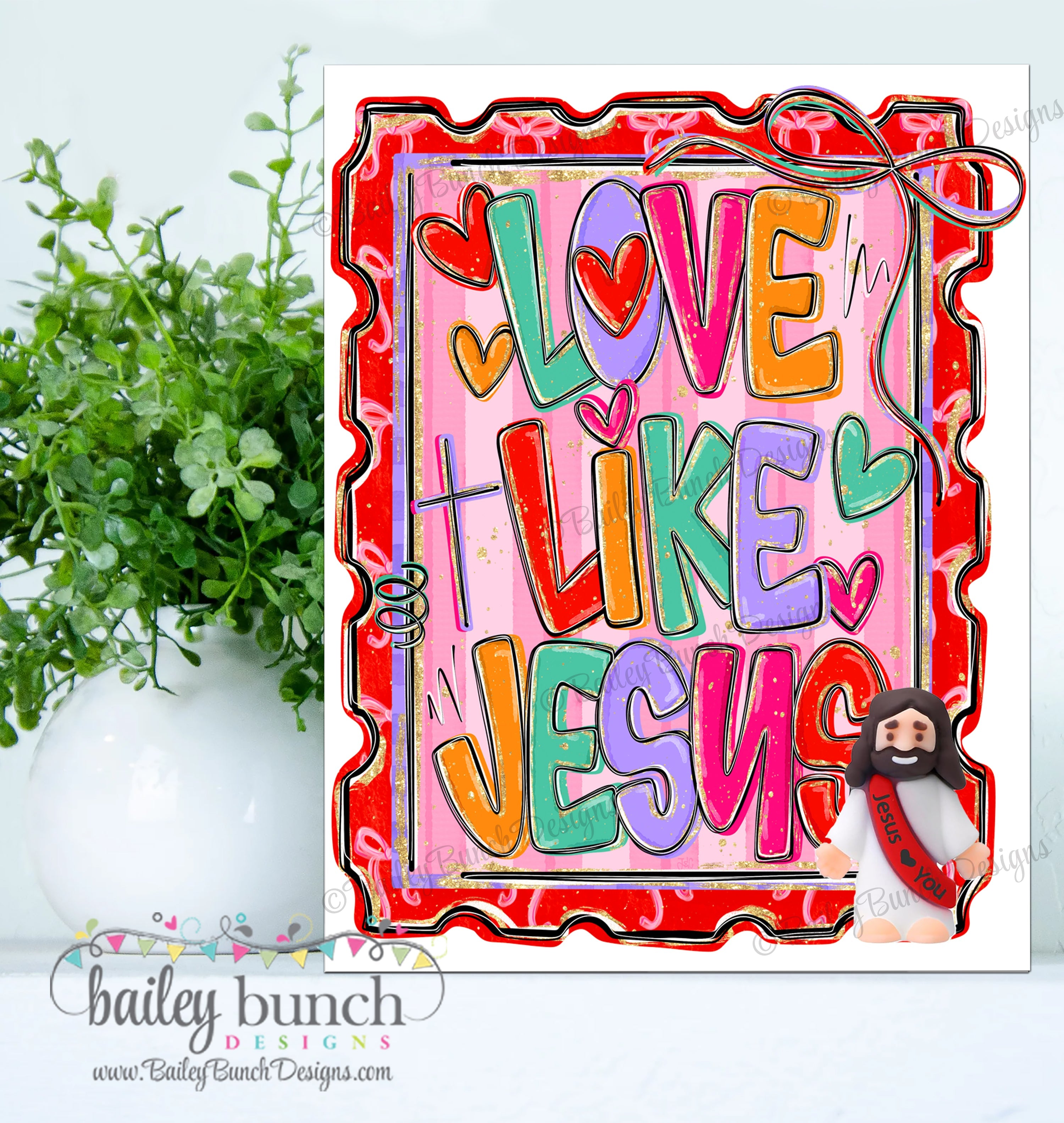 Love Like Jesus Valentine Card