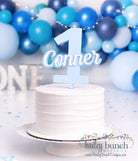 Personalized Cake Toppers with Age and Name