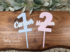 Personalized Cake Toppers with Age and Name