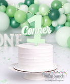 Personalized Cake Toppers with Age and Name