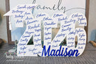 Personalized Class of 2026 graduation guest book sign with graduate name.