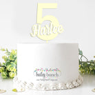Personalized Cake Toppers with Age and Name