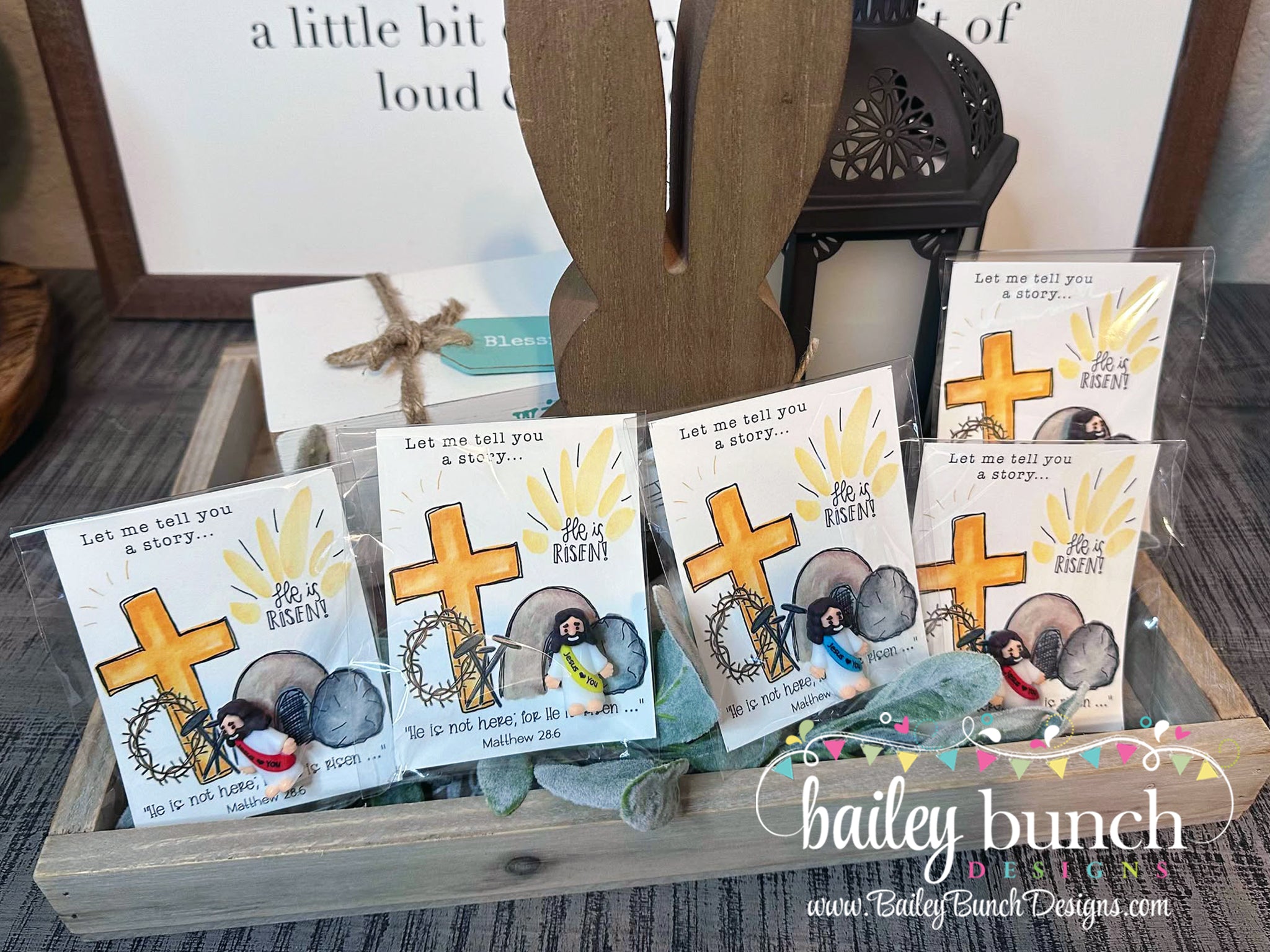 Christian Party Favor Pocket Jesus Figurine Set Easter Celebration Gift Religious Event Supply Sunday School Reward Little Jesus Cards Cellophane Bags Faith Centered Present Youth Group Prize Bible Study Helper Teaching Resource Church